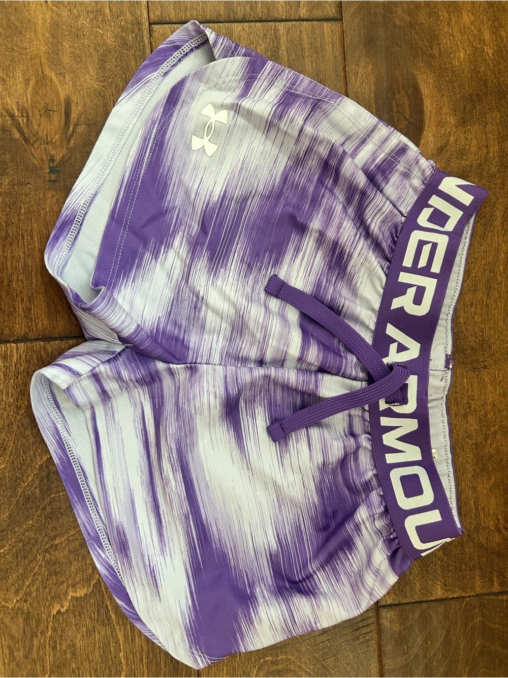 Under Armour Light Purple & White Training Shorts
